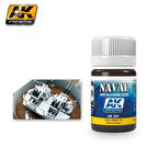 AK 301 35 ml. Koyu Tonlu Ahşap Eskitme Efekti, Wash Serisi Enamel Model Boyası