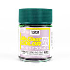 Mr.Hobby GX-122 18 ml. Clear Peacock Green, Mr.Clear Color Serisi Model Boyası