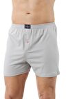  Erkek Şardonlu Boxer Gri Melanj | Kompedan K0041