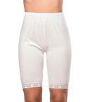  Kadın Ribana Dantelli Paçalı Beyaz | K0114