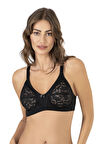  Dantelli Toparlayıcı Sütyen Siyah | Nbb 352 