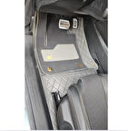 Peugeot 208 2024 Sonrası Aracına Özel 8d Çift Katmanlı Havuzlu Paspas Takımı