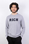 Rich Erkek Baskılı Sweatshirt