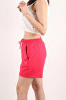 Kadın Pembe Şort Kısa Spor Şort