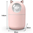 Sevimli Kedi Tasarımlı H2O Nemlendirici