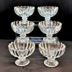 6'lı Kristal Çerezlik Seti