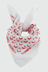 Ay Yıldız Desenli Bandana 50*50