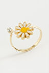 Papatya Mineli Taşlı Yüzük