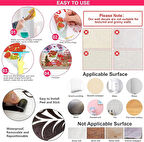 Tropikal Bitkiler Duvar Stickerı Model A