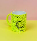 Tarot Ay Ve Güneş Tasarımlı Neon Kupa Bardak