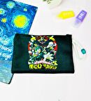 My Hero Acemedia Tasarımlı Bez Kalemlik Cüzdan