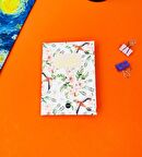 Follow Your Dreams Çiçek Tasarımlı Sert Kapaklı Mini Defter