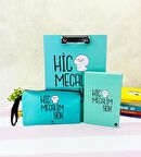 Hiç Mecalim Yok Tasarımlı Kırtasiye Seti