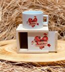 Happy Birthday Ahşap Kutulu Kupa