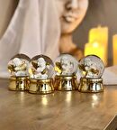 Altınyaldızlı Mini Kar Küresi