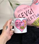 Sevgi Yemekti Tasarımlı Kupa