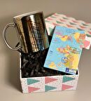 Travel Tasarımlı Gümüş Mini Hediye Seti