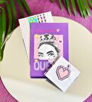 Pink Queen Mini Albüm Ve Rozet Set