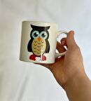 Baykuş Tasarımlı Kupa