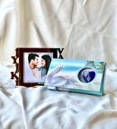 Gold İyiki Varsın Çeçeve Ve İnci Kolye Hediye Seti