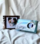 Gümüş Seni Seviyorum Çeçeve Ve İnci Kolye Hediye Seti