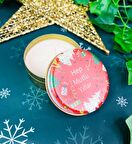 Hep Mutlu Yıllar Tasarımlı Kokulu Teneke Mum