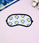 Yumurta Nazar Boncuk Tasarımlı Uyku Bandı