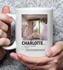 Charlotte Tasarımlı Kupa Bardak