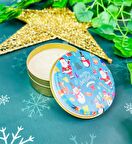 Mutlu Noeller Tasarımlı Kokulu Teneke Mum