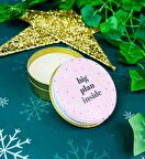 Papatya Tasarımlı Kokulu Teneke Mum