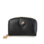 Nas Bag Kadın Çoklu Kart Bölmeli Cüzdan Siyah Nero