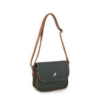 Nas Bag Çapraz Çanta Yeşil Taba Karaca