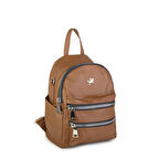 Nas Bag Kadın Sırt Çantası Taba Yıkamalı 