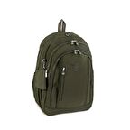 Nas Bag Unisex Zararlı Kimyasal İçermeyen Waterproof Sırt Çantası Koyu Yeşil