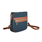 Nas Bag Kadın Çapraz Çanta Spor Ayarlanabilir Askılı  Petrol Taba Lacst  (ürün ölçüsü :24x24x7 cm)