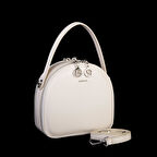 Nas Bag Mini Kadın El ve Çapraz Çanta Krem  Zra (17x17 cm)