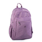 Nas Bag Unisex Büyük Boy Su Geçirmez (waterproof) Hafif Sırt Çantası Çok Gözlü Mor 