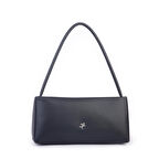 Nas Bag Kadın Basic Baget Omuz ve Çapraz Çanta Siyah Dona (27x12 cm )