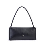 Nas Bag Kadın Basic Baget Omuz ve Çapraz Çanta Siyah Kımera (27x12 cm )