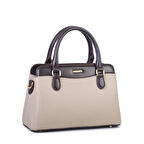 Nas Bag Şık  Kadın Midi El ve Omuz Çanrası Kum Kahve Liza