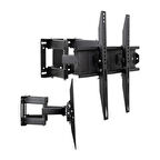 Vontech VT-852 HC Pro 55-85'' Çift Kollu Kilitli Hareketli Televizyon Duvar Askı Aparatı