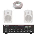 2 Hoparlör Masaj Salonu Ses Sistemi, Cafe Ses Sistemi, Spa Ses Sistemi, Hoparlör ve Amfi Hazır Set PRO