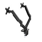 8KG Kapasiteli 13''-32'' Arası Çift  Kollu Gas Spring  Monitör Askı Aparatı