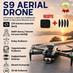 S9 Pro 4K Kamera Drone Uzaktan Kumandalı Mini Quadcopter Çocuklar İçin Uygun, Katlanabilir, RC Drone
