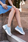 Kadın Deri Sneaker Gri