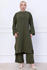Uzun Tunikli Ayrobin Takım Haki HM2770