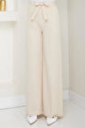 Bağlamalı Pantolon Bej HM2782