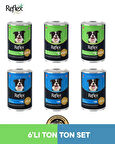 Reflex Plus Köpek Maması 6'lı Ton ton Set