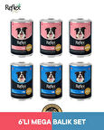 Reflex Plus Köpek Maması 6'lı Mega Balık Set