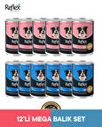 Reflex Plus Köpek Maması 12'li Mega Balık Set